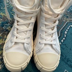 Zara High Top white sneakers